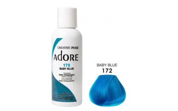 adore shining semi permanent hair color baby blue 172