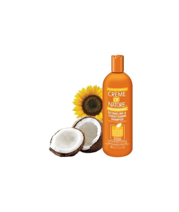 creme of nature sunflower coconut detangling conditioning shampoo 32 oz
