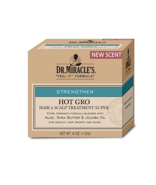 dr miracle s hot gro hair scalp treatment super 4 oz