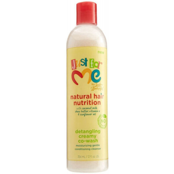 just for me natural hair nutrition detangling creamy co wash 354 ml