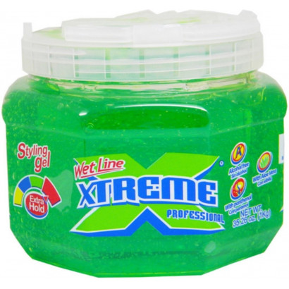 wet line xtreme professional styling gel extra hold green 356 oz 1 kg