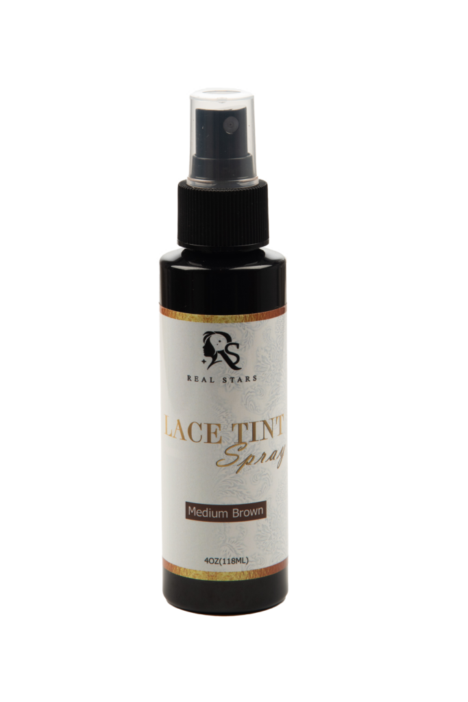 Real Stars Lace Tint Spray Medium Brown 118 Ml Sami Hair & Beauty Centre